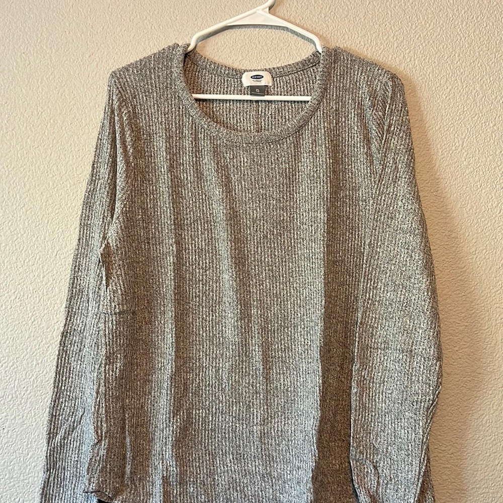Old Navy ribbed knit long sleeve top